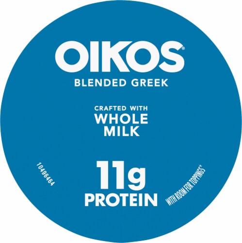 Oikos® Lemon Meringue Blended Greek Yogurt Perspective: top