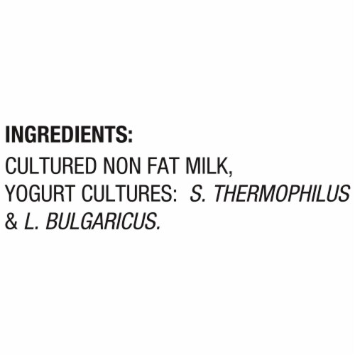 Oikos® Anything But Plain Nonfat Blended Greek Yogurt Tub Perspective: top