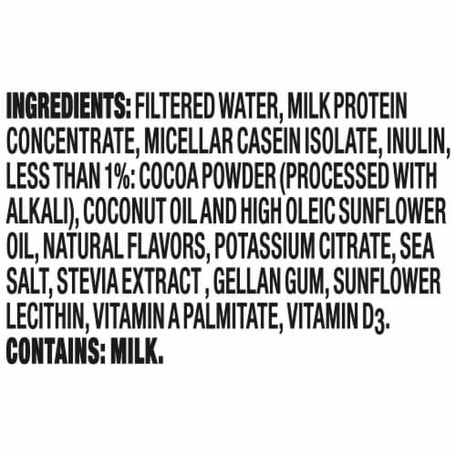 Oikos Chocolate Protein Shake Perspective: top