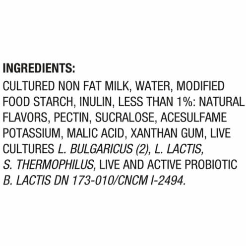 Activia Vanilla Probiotic Nonfat Yogurt Cups Perspective: top