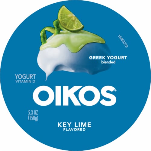 Oikos® Key Lime Greek Yogurt Cup Perspective: top