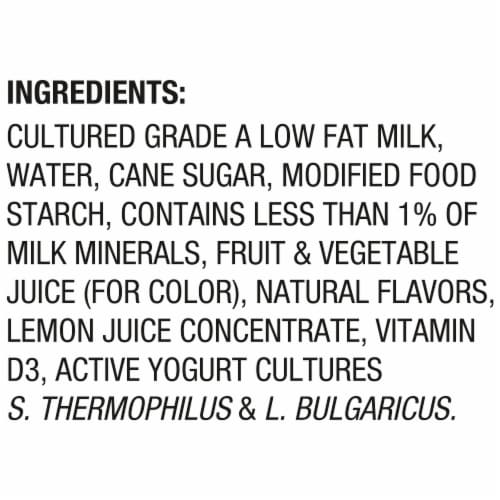 Danimals® Non-GMO Strawberry Explosion Smoothies Perspective: top