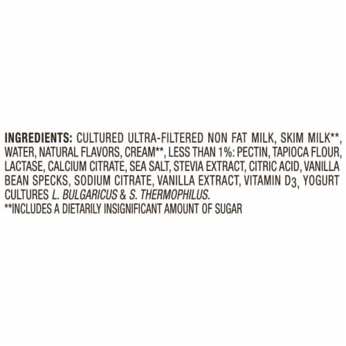 Too Good & Co. Madagascar Vanilla Zero Sugar Gluten Free Greek Yogurt Perspective: top
