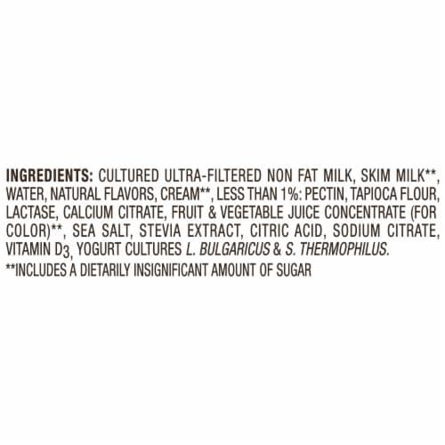Too Good & Co. Strawberry Zero Sugar Gluten Free Greek Yogurt Perspective: top