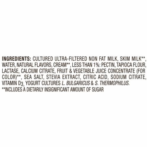 Too Good & Co. Blueberry Zero Sugar Gluten Free Greek Yogurt Perspective: top