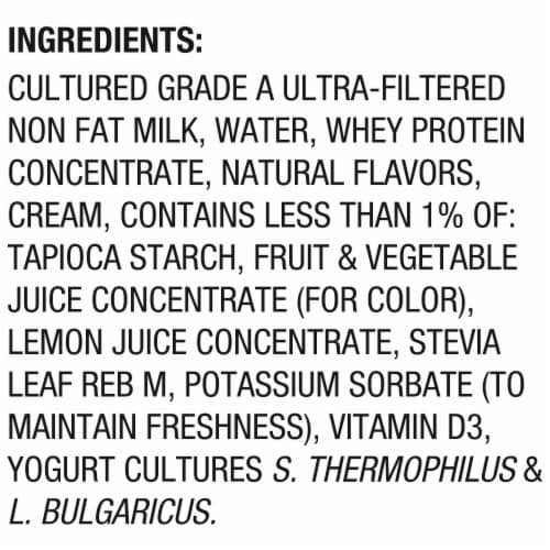 Oikos® Pro Peach Greek Yogurt Perspective: top