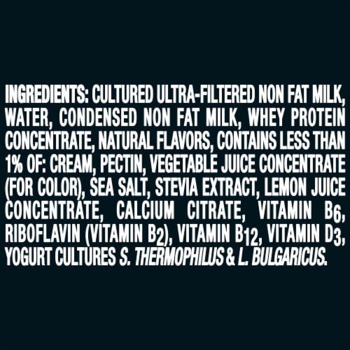 Oikos Pro Shots Strawberry Dairy Drink Perspective: top