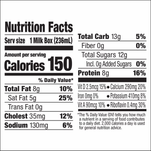 Horizon Organic Whole Milk Perspective: top