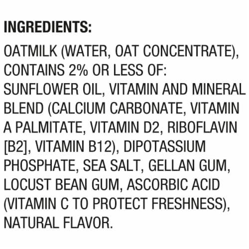Silk® Original Oatmilk Perspective: top