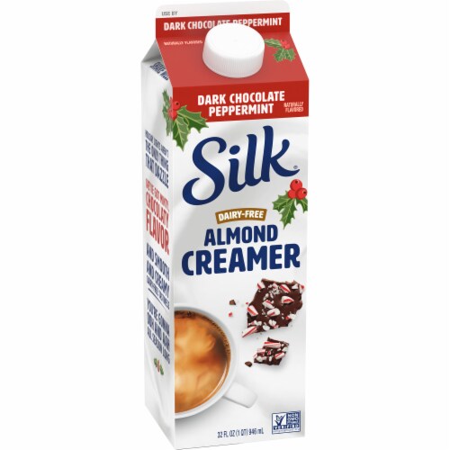 Silk Dark Chocolate Peppermint Dairy-Free Almond Creamer, 32 fl oz - Baker's