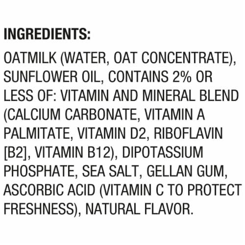 Silk Dairy Free Extra Creamy Oat Milk Half Gallon Perspective: top