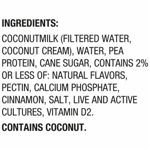 Silk Vanilla Dairy Free Coconut Milk Greek Yogurt Cup Perspective: top