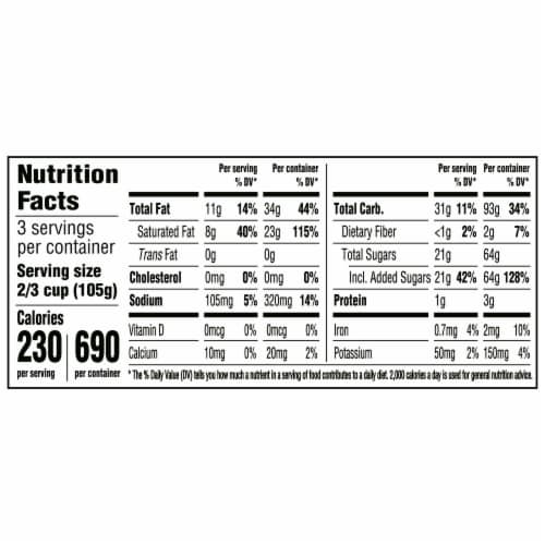 So Delicious® Frozen Wondermilk Cookies & Cream Dairy Free Ice Cream Perspective: top