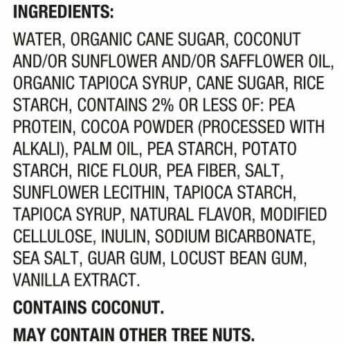 So Delicious Dairy Free Cookies & Creme Plant Based Blend Frozen Dessert Perspective: top