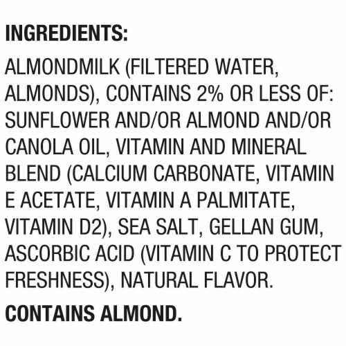 Silk Dairy Free Unsweetened Extra Creamy Almond Milk Perspective: top