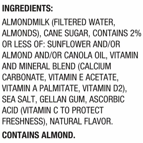 Silk Dairy Free Extra Creamy Almond Milk Perspective: top