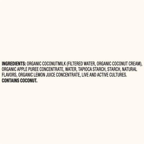 So Delicious Coconut Milk Coconut Yogurt Cup Perspective: top