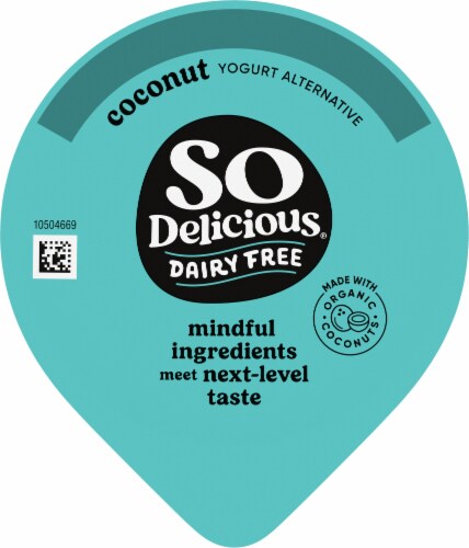 SO Delicious® Dairy Free Blueberry Coconut Milk Yogurt Perspective: top