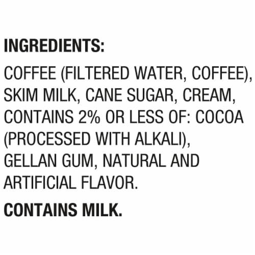 International Delight Home Alone Peppermint Mocha Iced Coffee Perspective: top