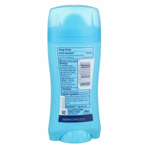 Secret Antiperspirant Deodorant Invisible Solid Sheer Clean - 2.6 oz Perspective: top