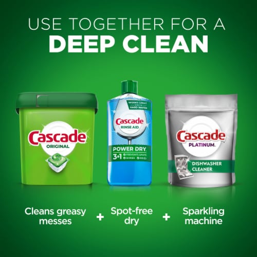 Cascade® ActionPacs Dishwasher Fresh Scent Detergent Pods Perspective: top