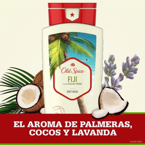 Old Spice Fiji with Palm Tree Men's Body Wash Perspective: top