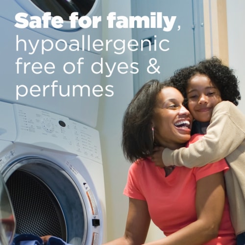 Tide HE Hygienic Clean Heavy Duty Free Liquid Laundry Detergent Perspective: top