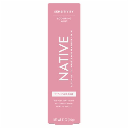 Native Charcoal with Mint Fluoride Toothpaste Perspective: top