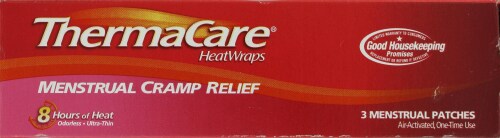 ThermaCare Menstrual Cramp Relief HeatWraps Patches Perspective: top