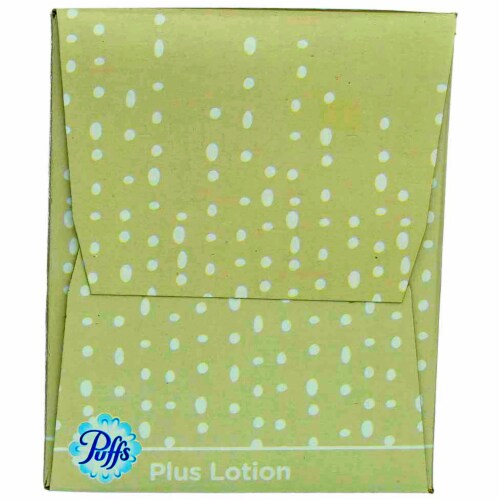 Puffs Plus Lotion Facial Tissues, Cube, 56 Ct Perspective: top