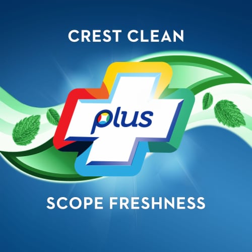 Crest + Scope Complete Whitening Toothpaste, Minty Fresh, .85 oz Perspective: top