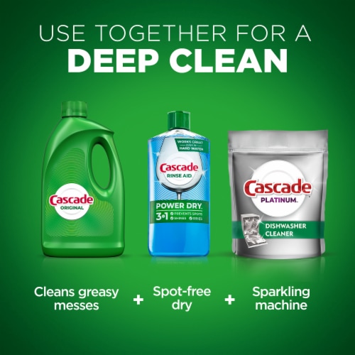 Cascade Gel Fresh Scent Dishwasher Detergent Perspective: top