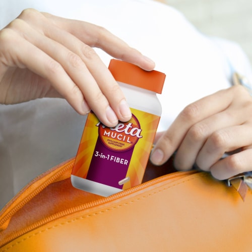 Metamucil Daily Fiber Capsules Perspective: top