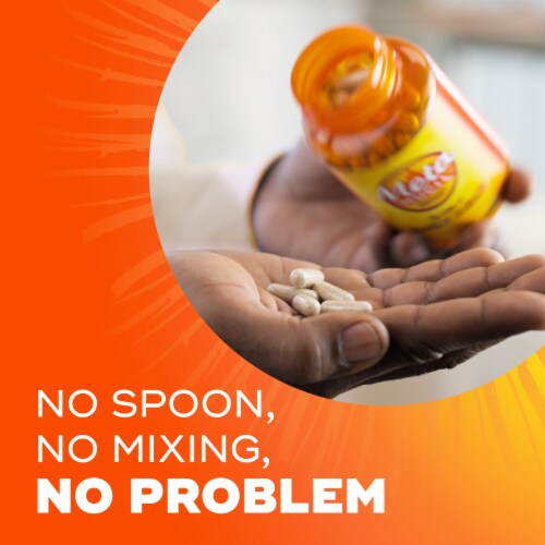 Metamucil Daily Fiber Capsules Perspective: top