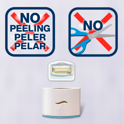 Febreze SmallSpaces Spring & Renewal Air Freshener Refill Perspective: top