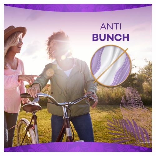 Always® Anti-Bunch Xtra Protection Long Panty Liners Perspective: top