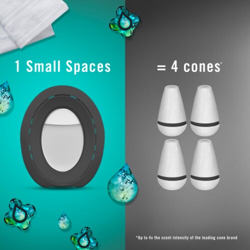 Febreze Small Spaces Unstopables, Air Freshener, Fresh, 1 count, .25 oz Perspective: top