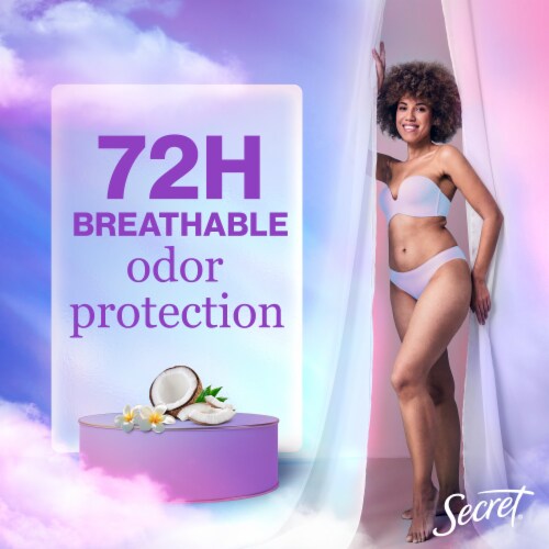 Secret Fresh Coconut Invisible Solid Antiperspirant and Deodorant Perspective: top