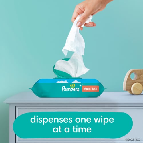 Pampers Multi-Use Clean Breeze Baby Wipes Perspective: top
