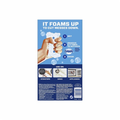 Mr. Clean Magic Eraser Kitchen Cleaning Pads with Dawn and Durafoam Perspective: top