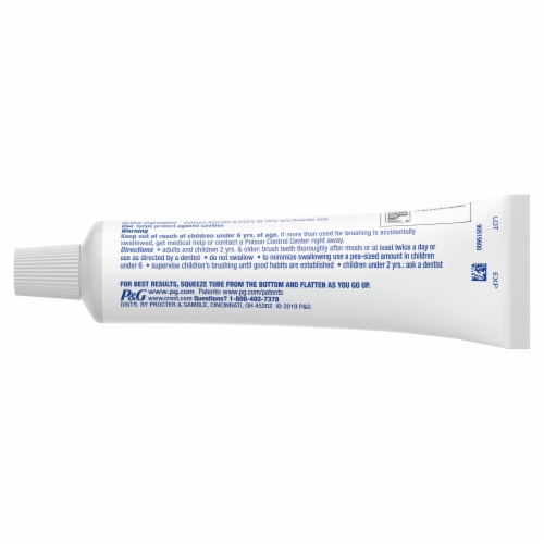 Crest Regular Tartar Protection Toothpaste Perspective: top