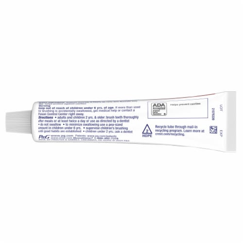 Crest Regular Cavity Protection Toothpaste Perspective: top