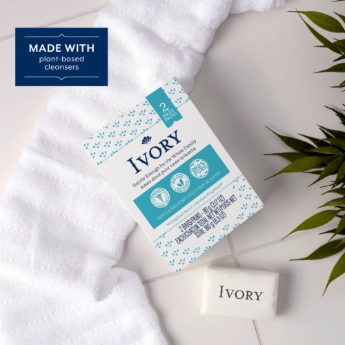 Ivory Gentle Original Scent Bar Soap Perspective: top