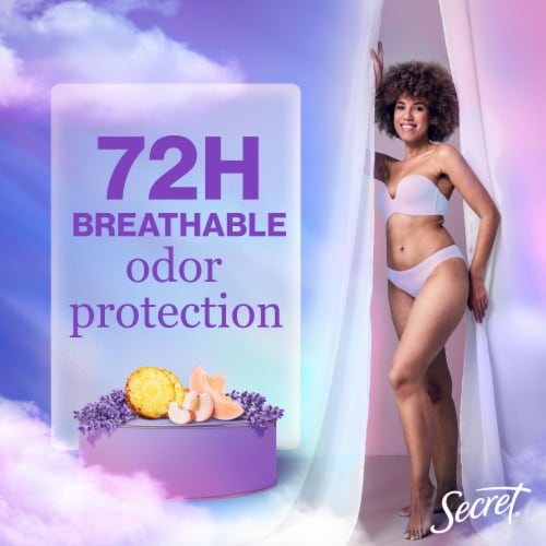Secret Fresh Refreshing Lavender Clear Gel and Deodorant Perspective: top