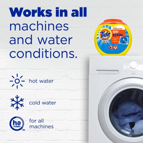 Tide Pods Simply Oxi Refreshing Breeze Laundry Detergent Pods Perspective: top