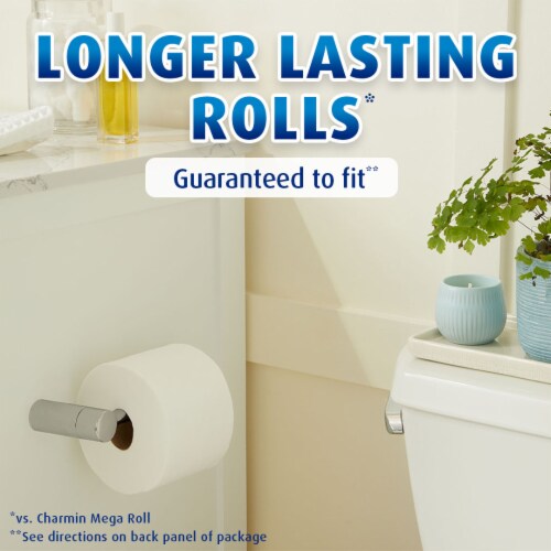 Charmin Ultra Soft Super Mega Roll Toilet Paper Perspective: top