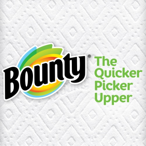 Bounty Prints Select-A-Size Double Roll Paper Towels Perspective: top