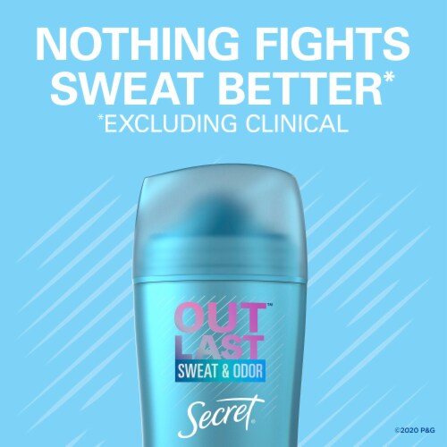 Secret Outlast Tea Tree Oil Solid Antiperspirant Deodorant Stick Perspective: top