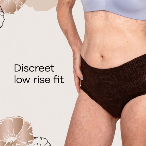 Always Discreet Boutique Low Rise Size Large Incontinence Underwear Perspective: top