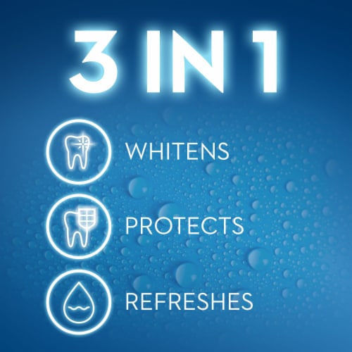 Crest Complete Plus Scope 3-In-1 Whitening Liquid Gel Toothpaste Perspective: top